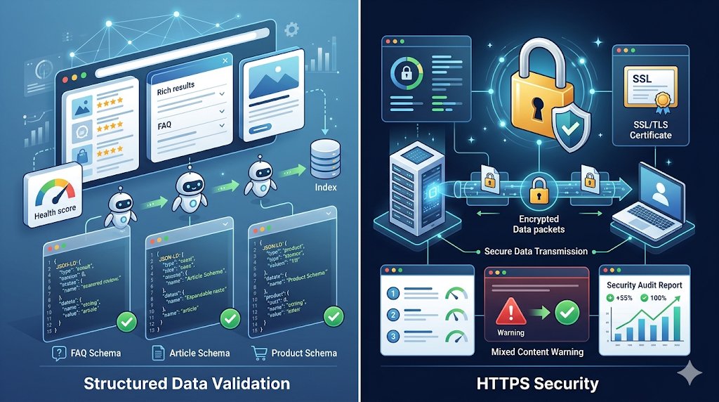Validate Structured Data and Audit HTTPS Security