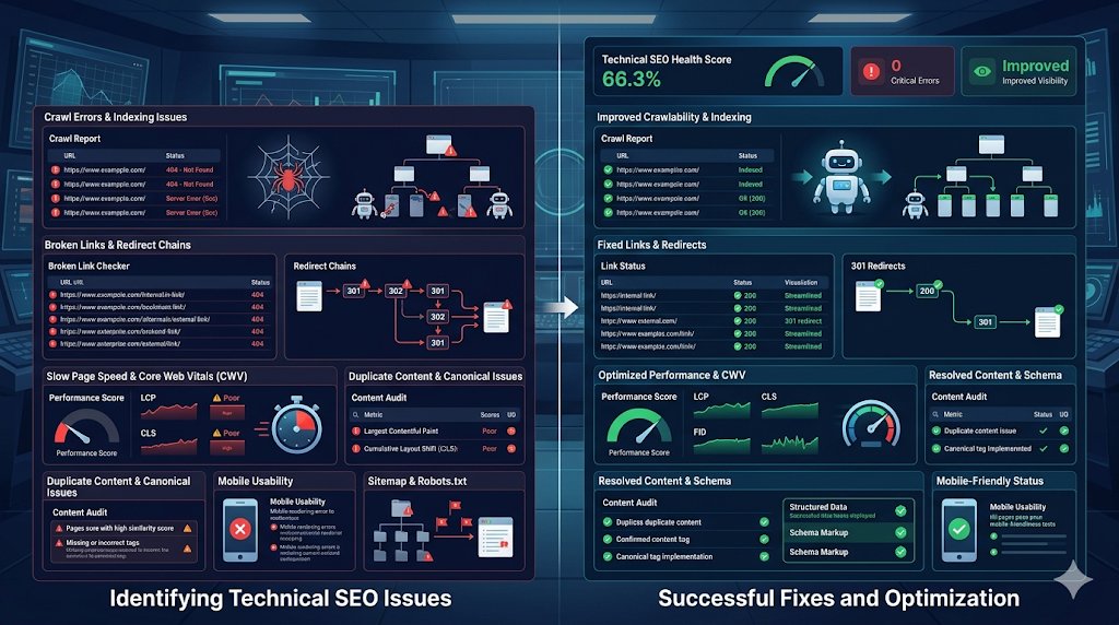 Common Technical SEO Issues and Fixes