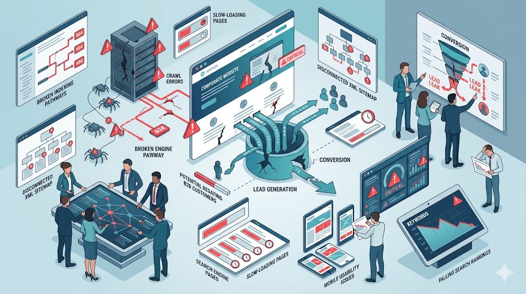 Why B2B Companies Lose Leads Due to Technical SEO Issues